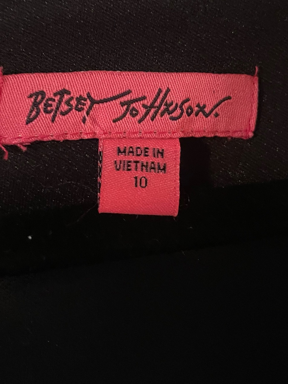 Betsey Johnson Black Floral Midi Dress with Red Roses - Picture 2 of 5